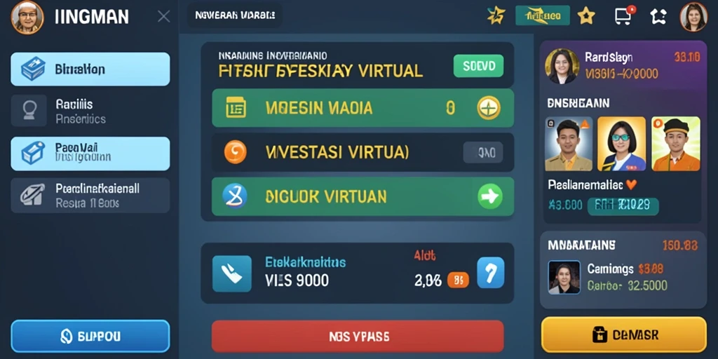 Tampilan level yang bervariasi dan penuh warna.