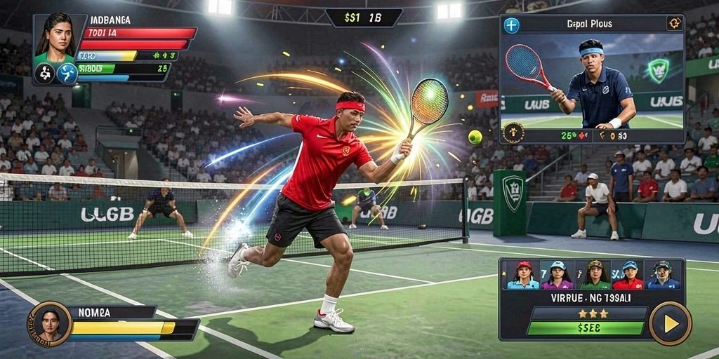 Fitur upgrade yang membantu meningkatkan gameplay.