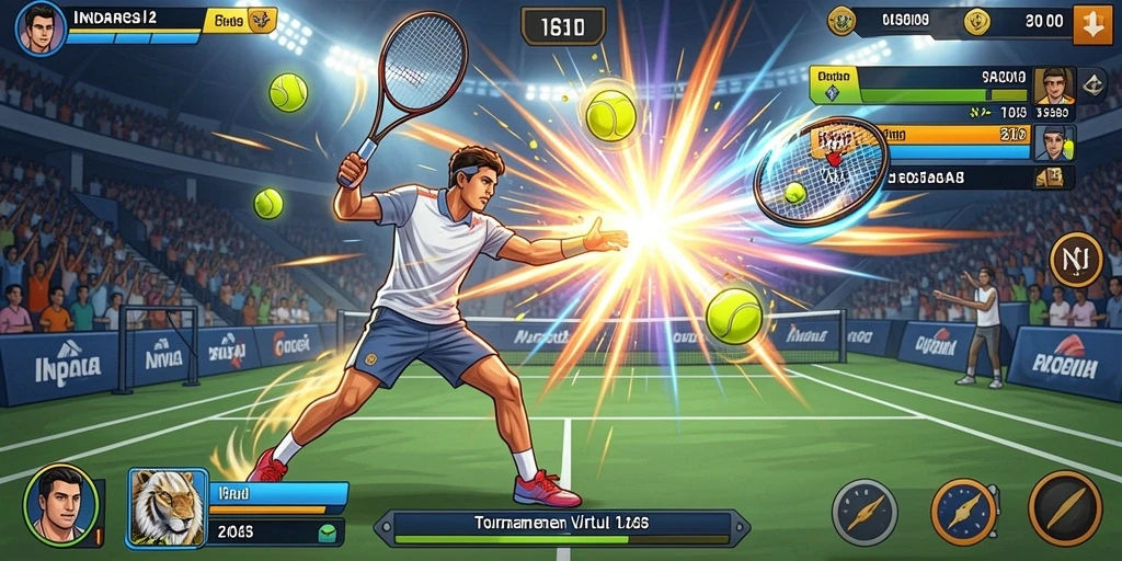 Screenshot dari mode multiplayer yang seru.