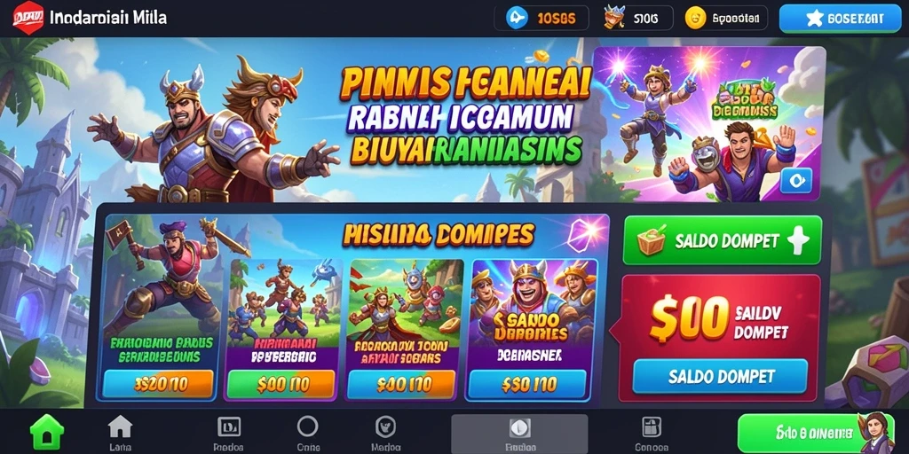Tangkapan layar menampilkan mode permainan yang menantang.