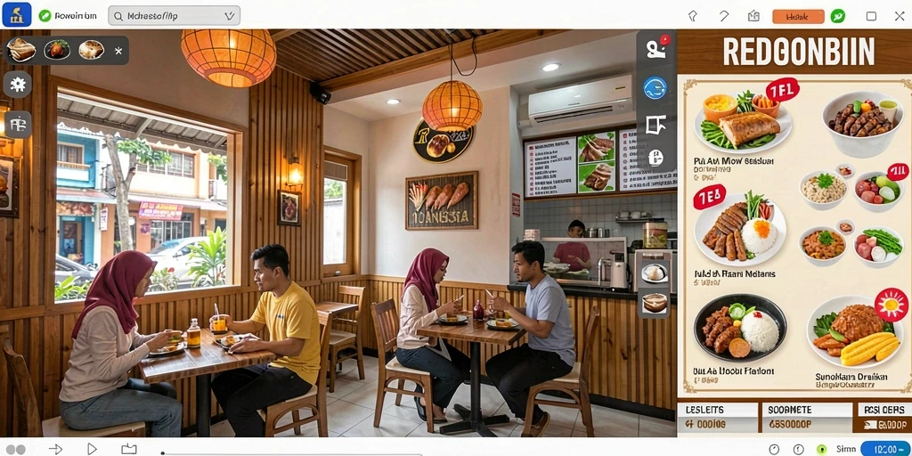 Menampilkan tim pemain yang bekerja sama.