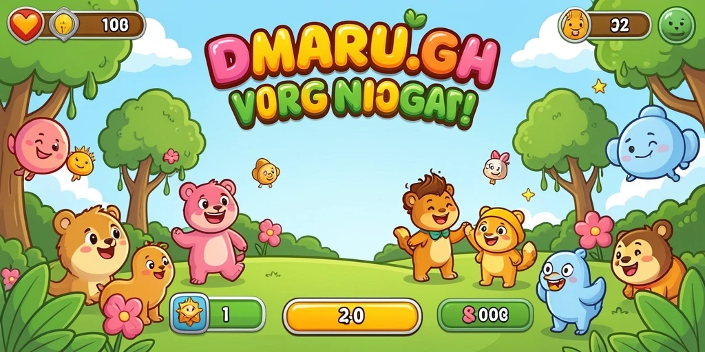 Tantangan seru di setiap level permainan.