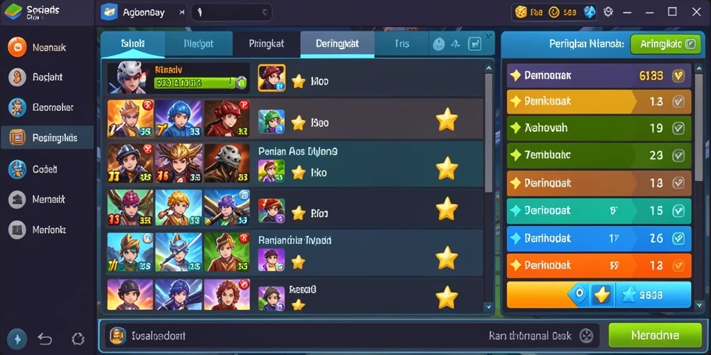 Screenshot menggambarkan karakter dengan kostum baru yang menarik.