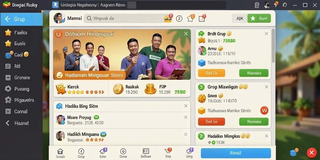 Tangkapan layar menunjukkan daftar hadiah yang bisa dimenangkan.