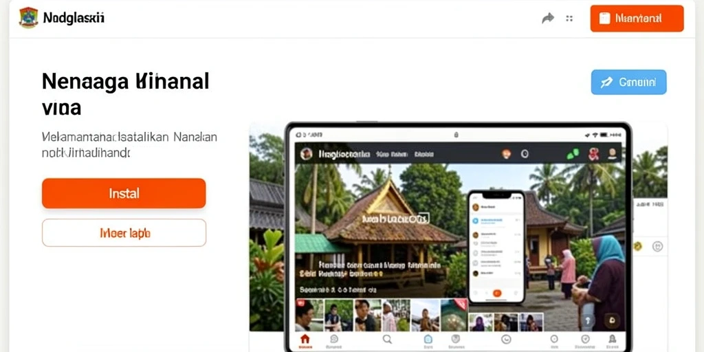 Halaman informasi hasil pengundian yang mudah diakses.