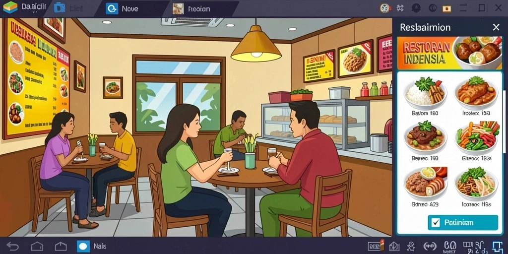 Tampilan antar muka yang user-friendly dan menarik.
